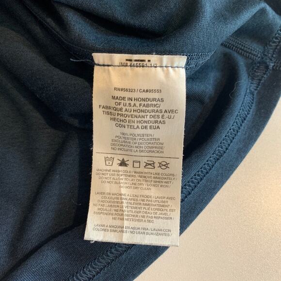 Nike Shirt Womens S Small Chalkboard Dri Fit Regular Fit Long Sleeve Crew Neck - Picture 8 of 11